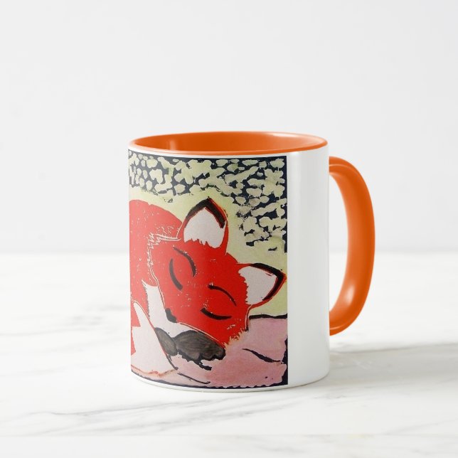 Sleepy Fox Tasse (VorderseiteRechts)