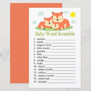 Sleepy Fuchs Baby Wortspiel