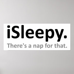 Sleepy Funny Poster