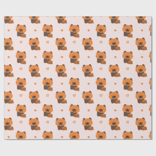 Sleepy German Shepherd Wrapping Paper Geschenkpapier