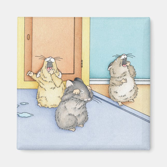 Sleepy Hamsters Magnet (Vorne)