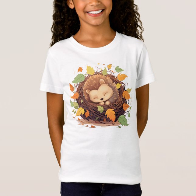 Sleepy hedgehog too T-Shirt (Vorderseite)