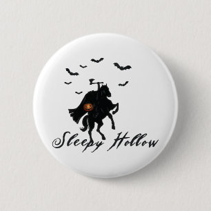 Sleepy Hollow Headless Horseman Button