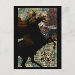 Sleepy Hollow Headless Horseman Postkarte