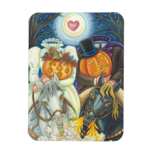 SLEEPY HOLLOW HOCHZEIT HALLOWEEN MAGNET Rechteck