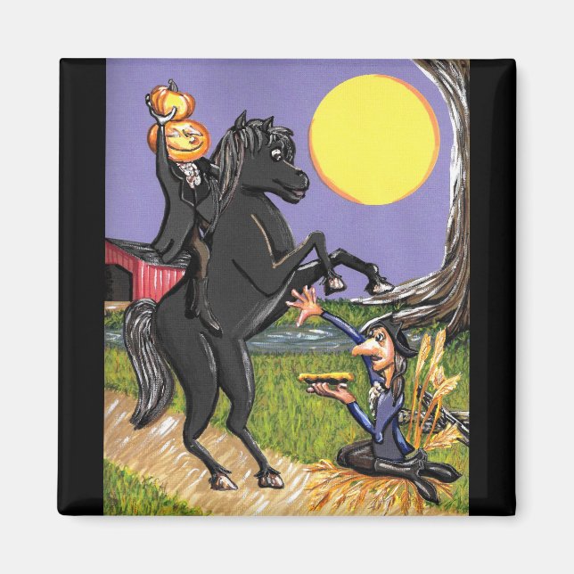 Sleepy Hollow Ichabod Headless Horseman Austausch Magnet (Vorne)