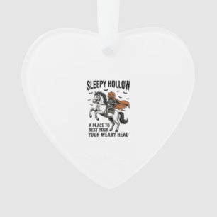 Sleepy Hollow Kopf-loser Reiter Vintage Halloween  Ornament