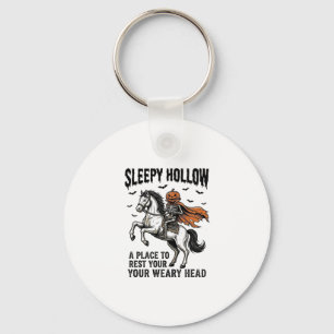 Sleepy Hollow Kopf-loser Reiter Vintage Halloween  Schlüsselanhänger