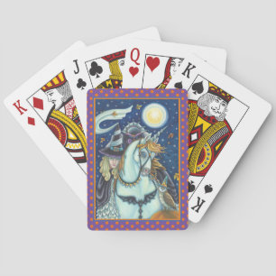 SLEEPY HOLLOW, KOPFLOSE GOTISCHE HEXE, EINHORN, EU SPIELKARTEN