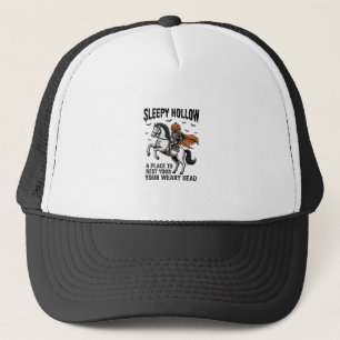 Sleepy Hollow Kopfloser Reiter Vintage Halloween  Truckerkappe