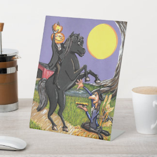 Sleepy Hollow Kunstillustrations-Display Sockelschild