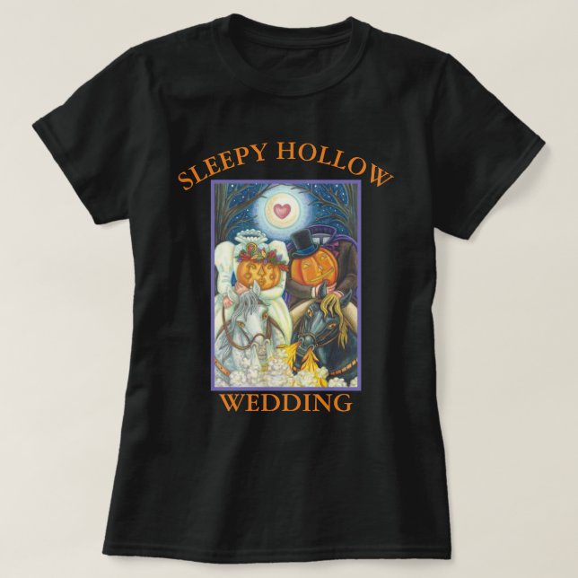 SLEEPY HOLLOW WEDD HALLOWEEN BASIC T - SHIRT Blk (Design vorne)