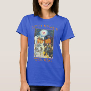 SLEEPY HOLLOW WEDDING HALLOWEEN BASIC T - SHIRT Bl