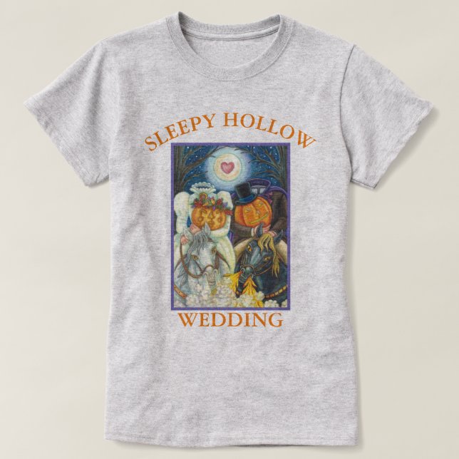 SLEEPY HOLLOW WEDDING HALLOWEEN BASIC T - SHIRT Gr (Design vorne)