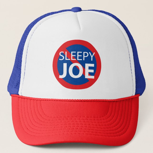 Sleepy Joe Biden Hat Truckerkappe (Vorderseite)