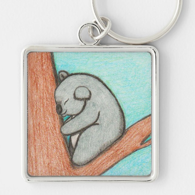 Sleepy Koala Schlüsselanhänger (Vorne)