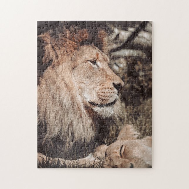 Sleepy Lions Puzzle (Vertikal)