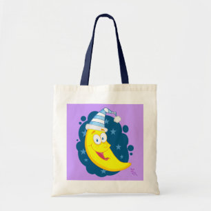 Sleepy Moon Budget Tote Bag Tragetasche