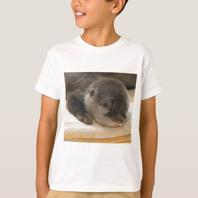 Sleepy Otter T-Shirt (Vorderseite)