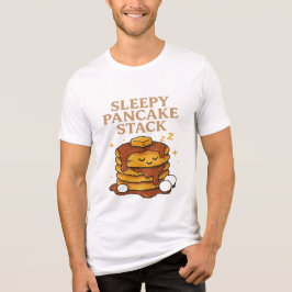 Sleepy Pancake Stack - Niedliches Feinschmecker Fr Tri-Blend Shirt