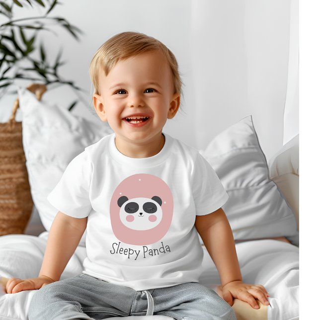 Sleepy Panda Baby T-shirt (Von Creator hochgeladen)