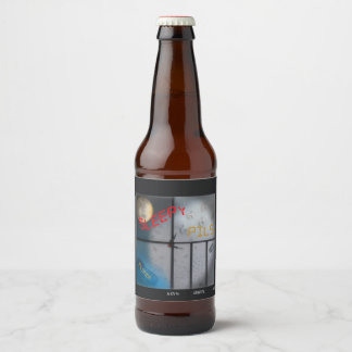 Sleepy Pils, Name und Stil Bierflaschenetikett