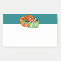 Sleepy Red Panda Post-It Notes