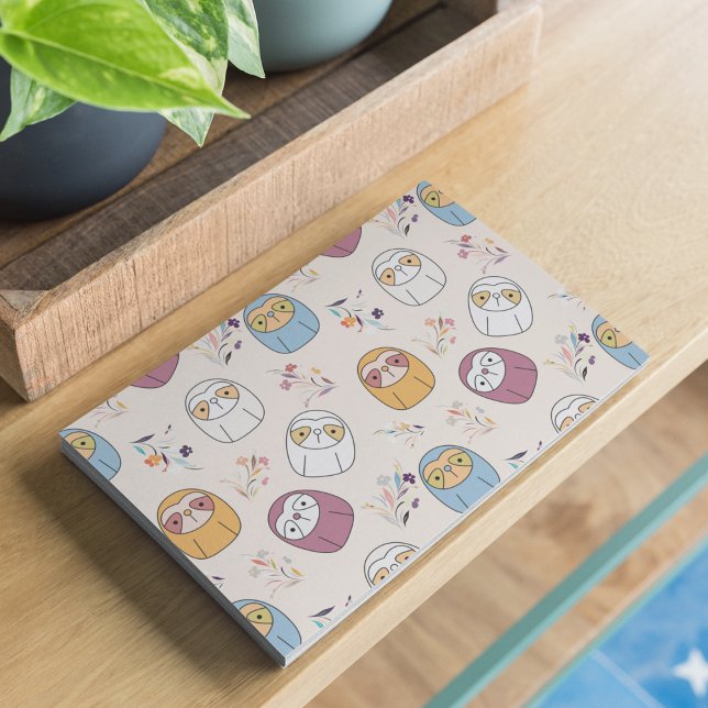 Sleepy Sloth Notizblock (Von Creator hochgeladen)