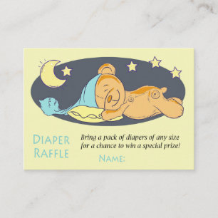 Sleepy Teddy Bär Diaper Raffles Tickets