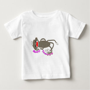 "Sleepy Time" Schlafen von Affen-Socken Baby T-shirt