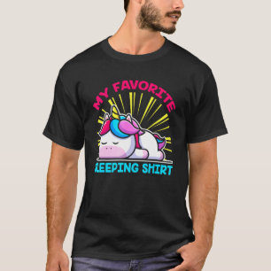 Sleepy Tired Lazy Fairy Sleeping Magical Animal Un T-Shirt