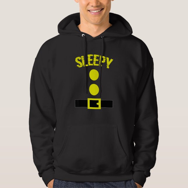 Sleepy Zwarf Halloween Hoodie (Vorderseite)