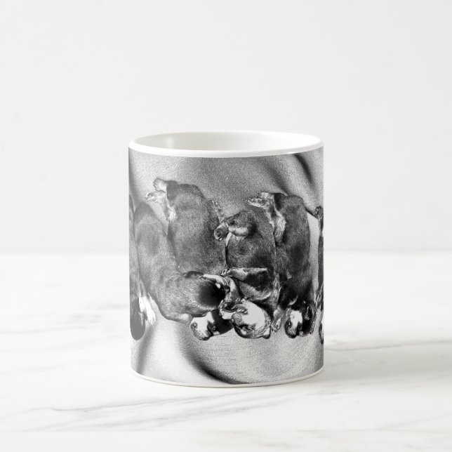 Sleepyhead rottweiler Welpen Tasse (Mittel)