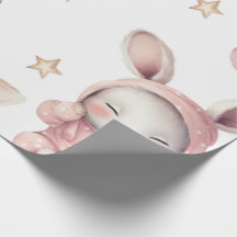 Sleepyhead Watercolor Bunny Baby Showmuster