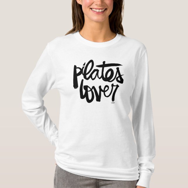 Sleeved Shirt Pilates Liebhabers lang (Vorderseite)