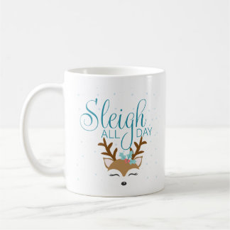 Sleigh All Day Holiday Tasse