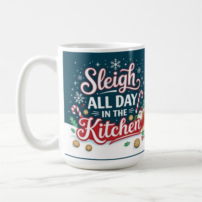 Sleigh all day in the kitchen  kaffeetasse (Links)