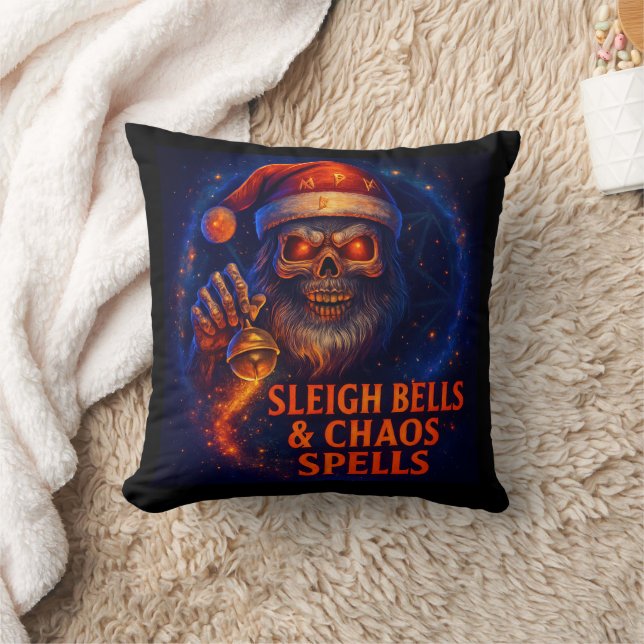 Sleigh Bells & Chaos Spells Christmas  Kissen (Decke)