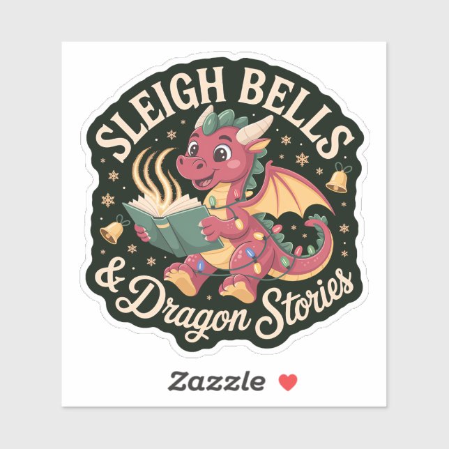 Sleigh Bells & Dragon Stories Holiday Magic Aufkleber (Blatt)