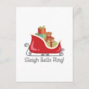 Sleigh Bells Ring Postkarte