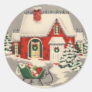 Sleigh Bells | Rundkleber Runder Aufkleber