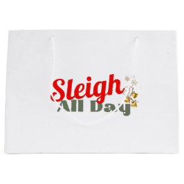 Sleigh Den ganzen Tag über, Fun Holiday Geschenkta Große Geschenktüte