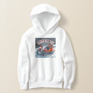 Sleigh Der ganze Tag über: Turbo Ride des Weihnach Hoodie