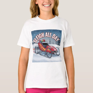 Sleigh Der ganze Tag über: Turbo Ride des Weihnach T-Shirt