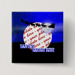 Sleigh Ride Foto Frame Button