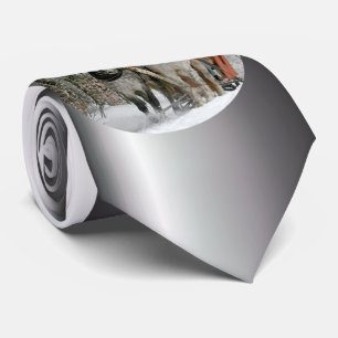 Sleigh Ride im Snowy Forest Krawatte