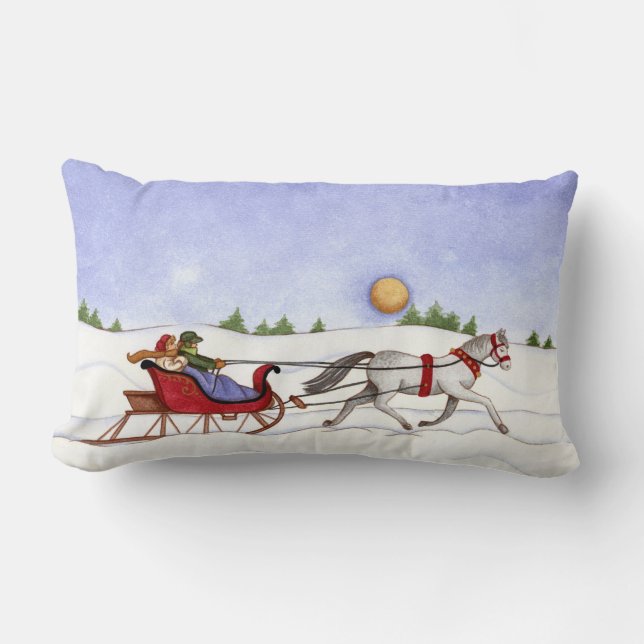 Sleigh Ride - Kissen (Vorderseite)