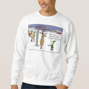 "Sleigh Security"-Zeichentrickfilm Sweatshirt