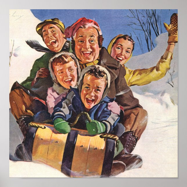 Sleigh Snow Fun Poster (Vorne)