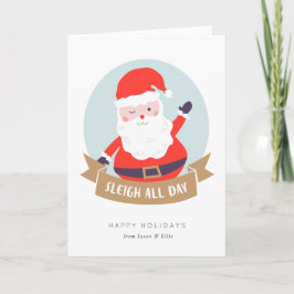 Sleigh The All Day Weihnachtskarte Feiertagskarte